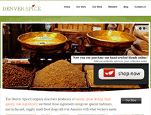 Tablet Screenshot of denverspice.com